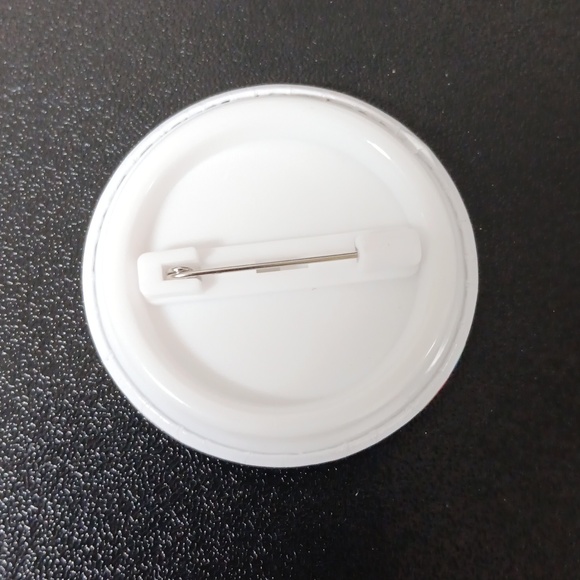 Cat Riding Shark Button (NEW) - Picture 2 of 2